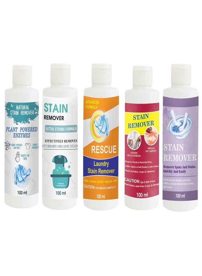 TOOVUS Stain Remover Combo Pack of Shirt, Doll, Orange, Red and Purple Stain Remover | Multi-Surface Cleaning Solution for Clothes, Fabrics, Upholstery (100 g Each) - Image 1